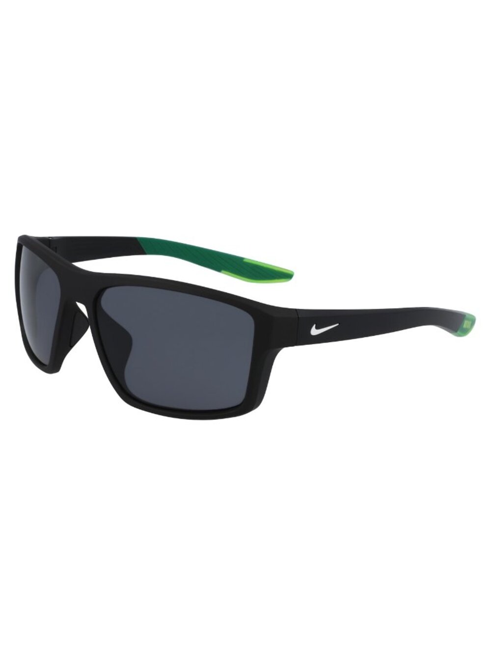 New NIKE Men's Sunglasses Black Square Injected Frame BRAZEN FURY FJ2259 010 60